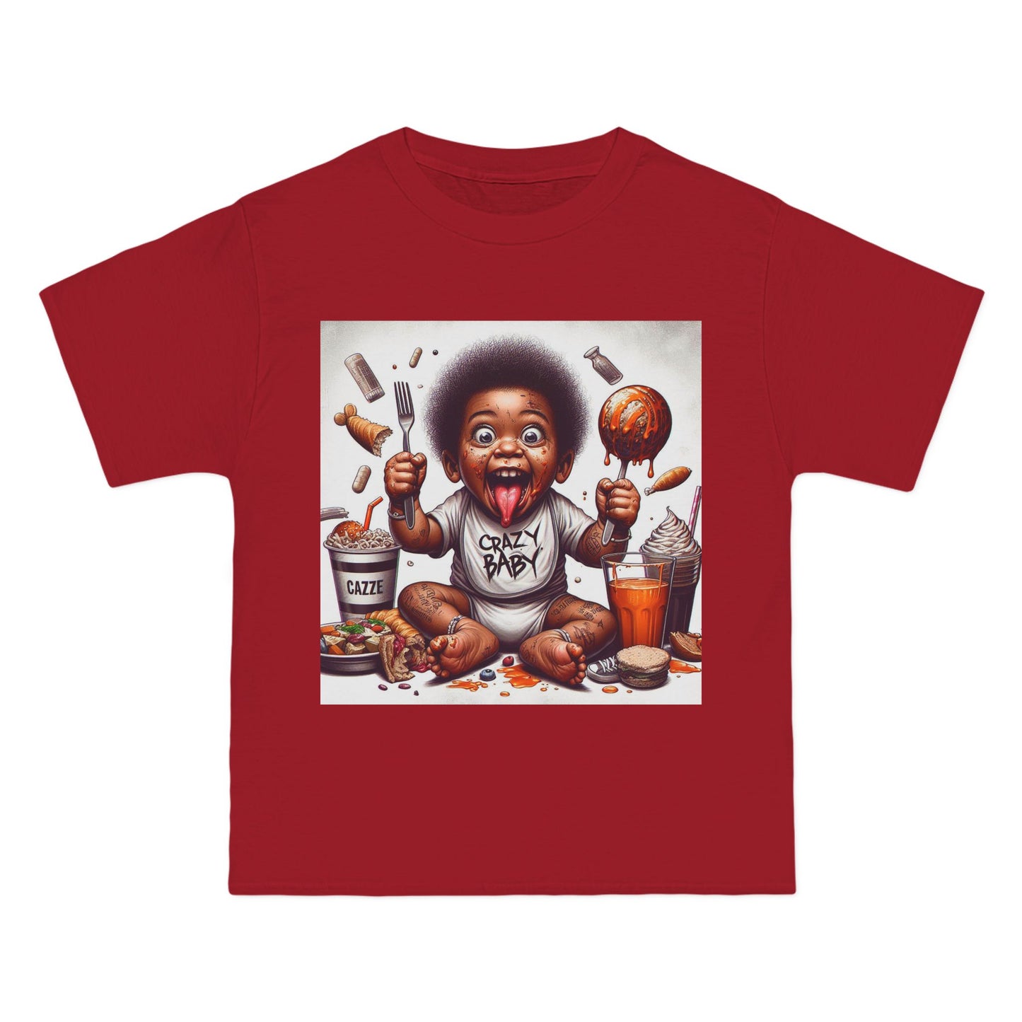 Funny Messy Baby T-Shirt — Cute Infant Spit-Up & Food-Smear Design