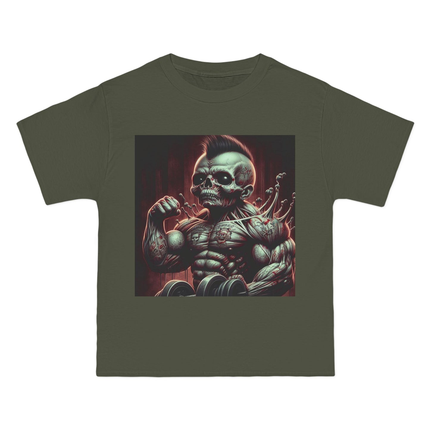 Zombie Muscle Baby T-Shirt — Cute Scary Infant Zombie Graphic Tee