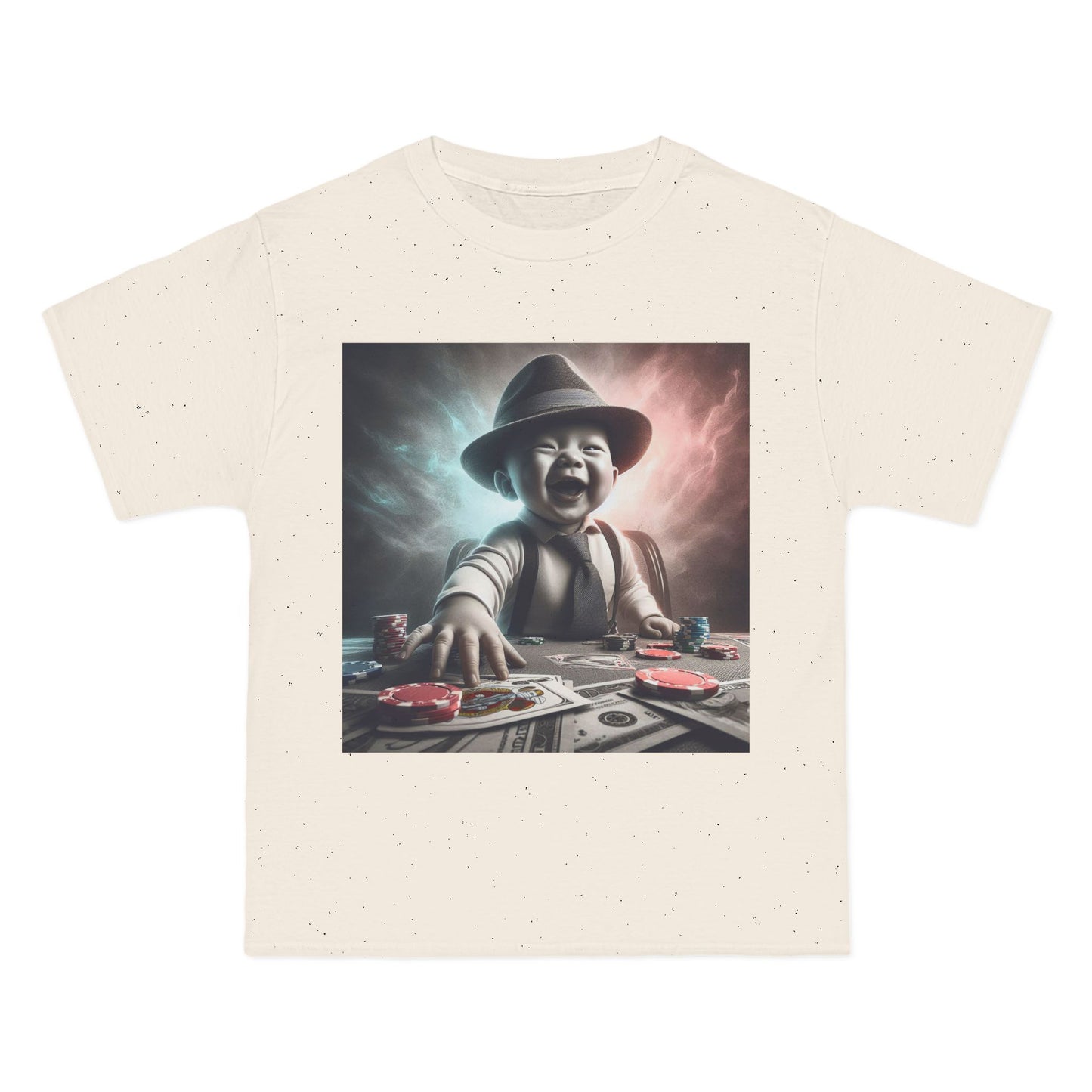 Funny Poker Baby T-Shirt — Cute Baby Playing Cards Design