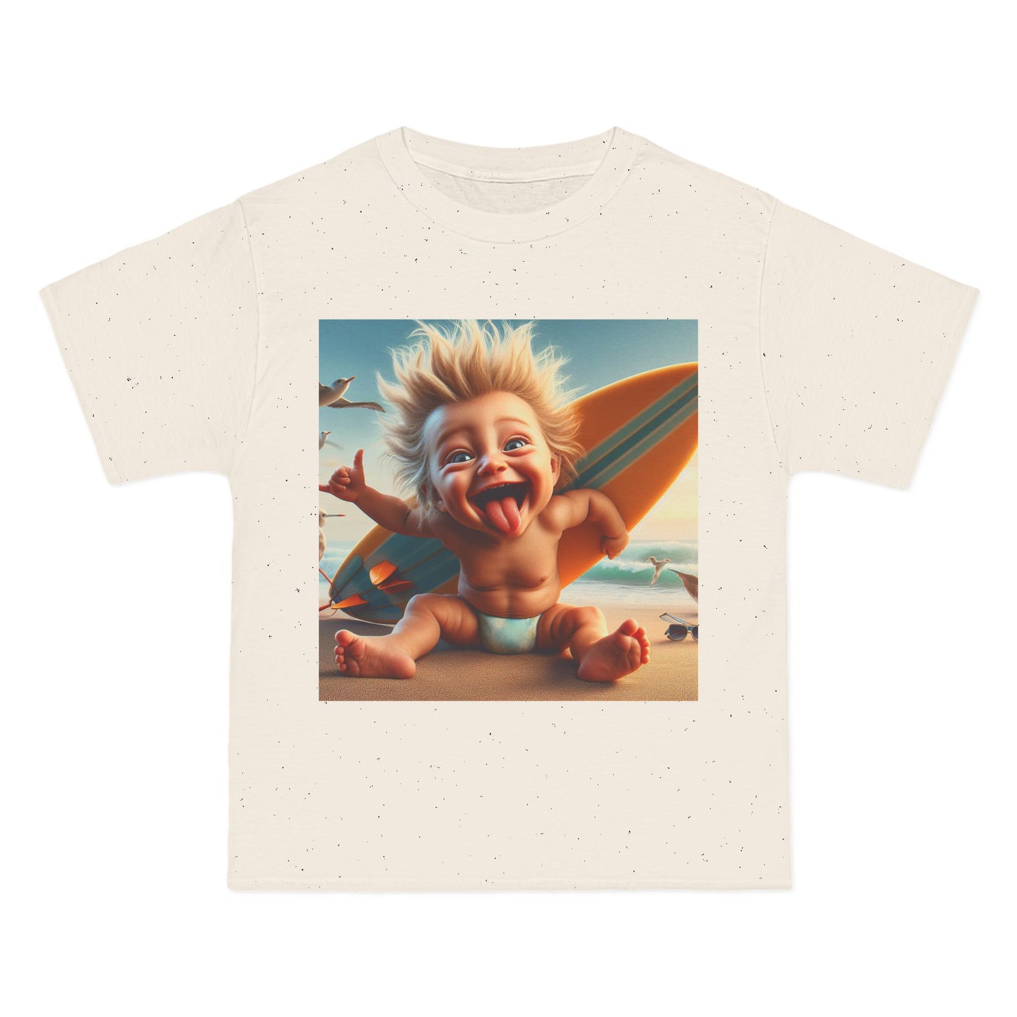 Crazy Surfer Baby T-Shirt — Cute Surf Graphic Tee for Kids