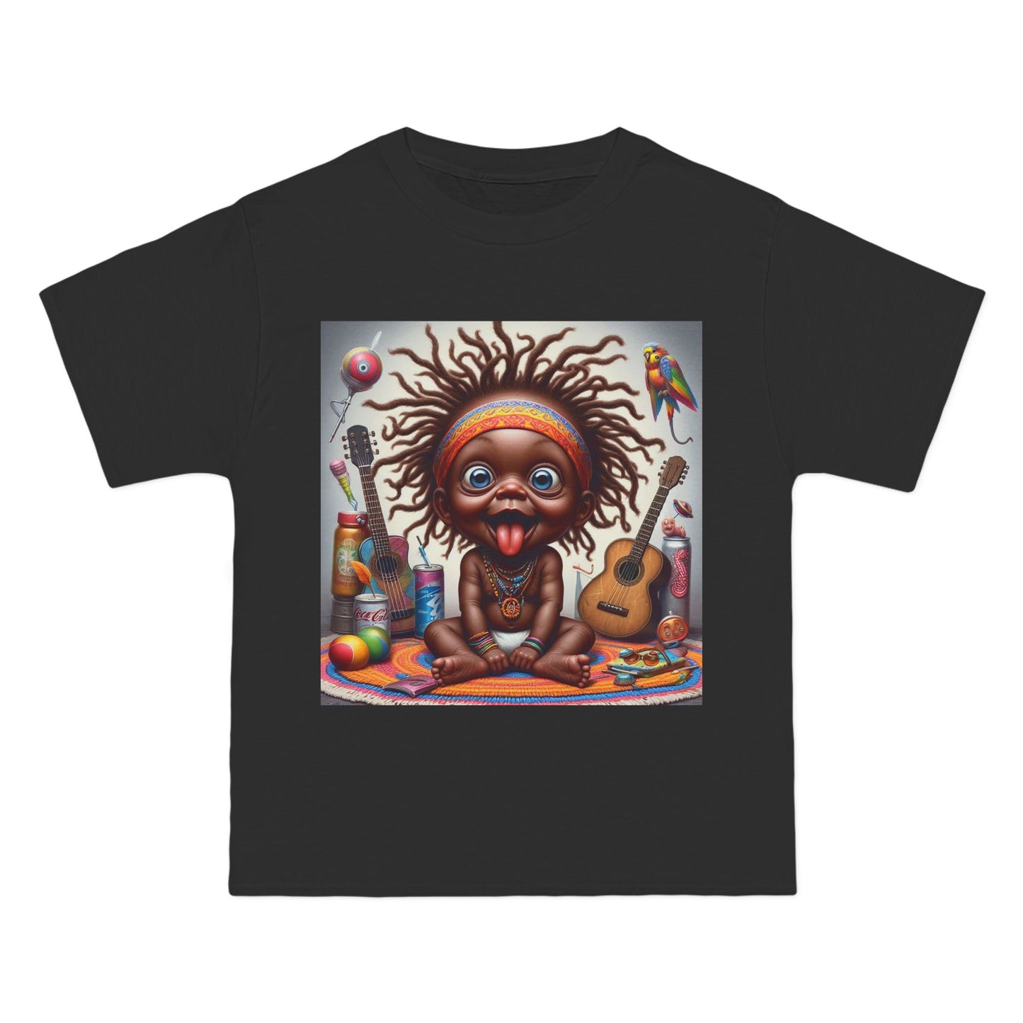 Crazy Guitar Baby T-Shirt — Funny Retro Music Tee