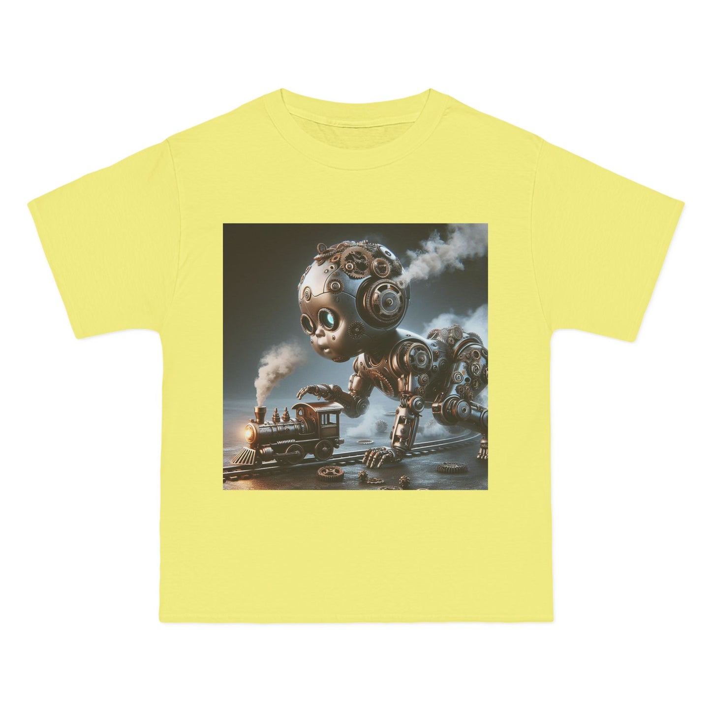 Steampunk Robot Baby T-Shirt — Funny Retro Mechanical Infant Tee