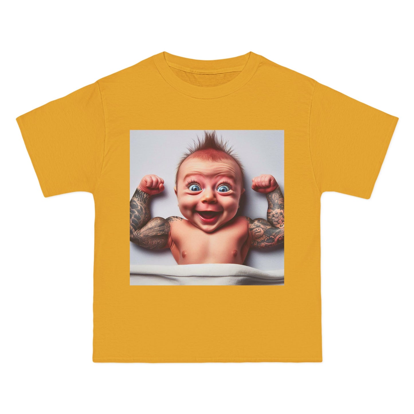 Funny Muscle Baby T-Shirt — Cute Strong Baby Graphic Tee