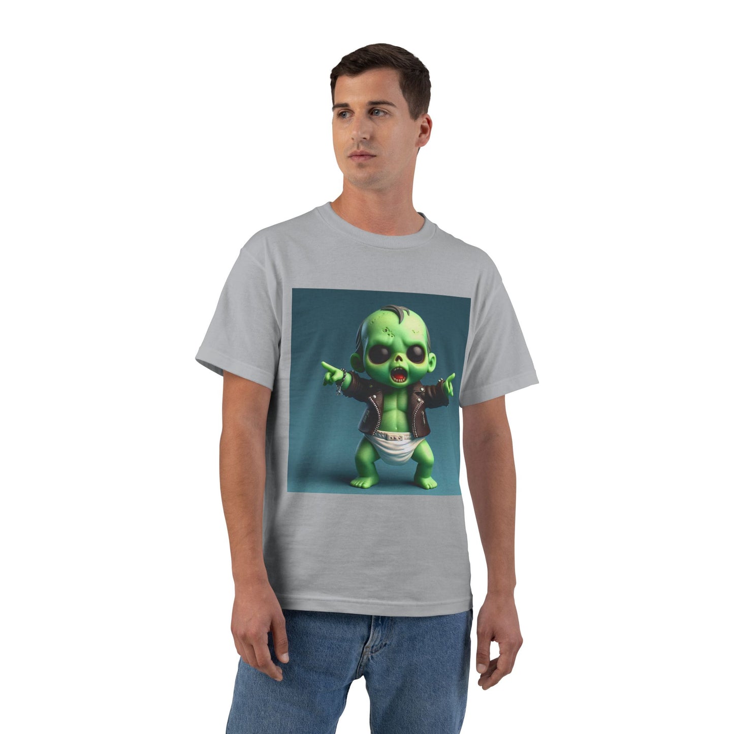 Cute Green Baby Zombie T-Shirt — Baby Zombie Graphic Tee