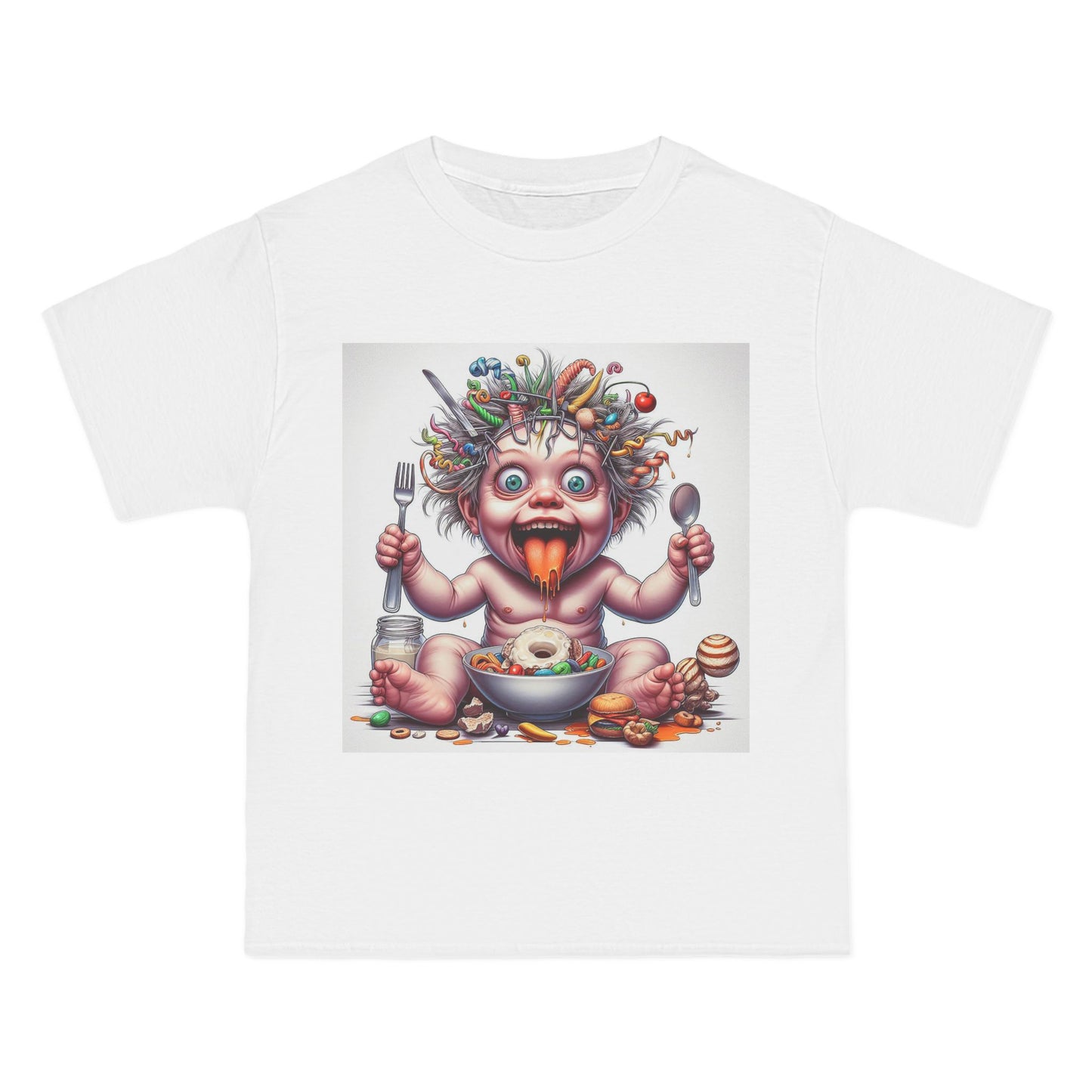 Crazy Baby Graphic T-Shirt — "crazy baby" Retro Design