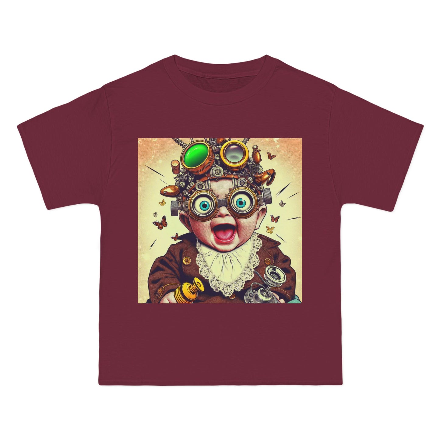 Steampunk Baby T-Shirt — Crazy Retro Mechanical Infant Design