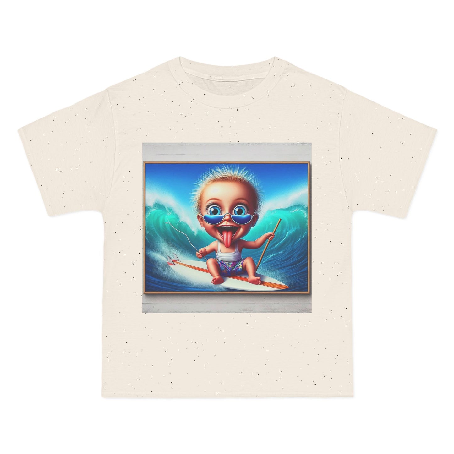 Crazy Surfer Baby T-Shirt — Retro Surf Graphic Tee for Kids