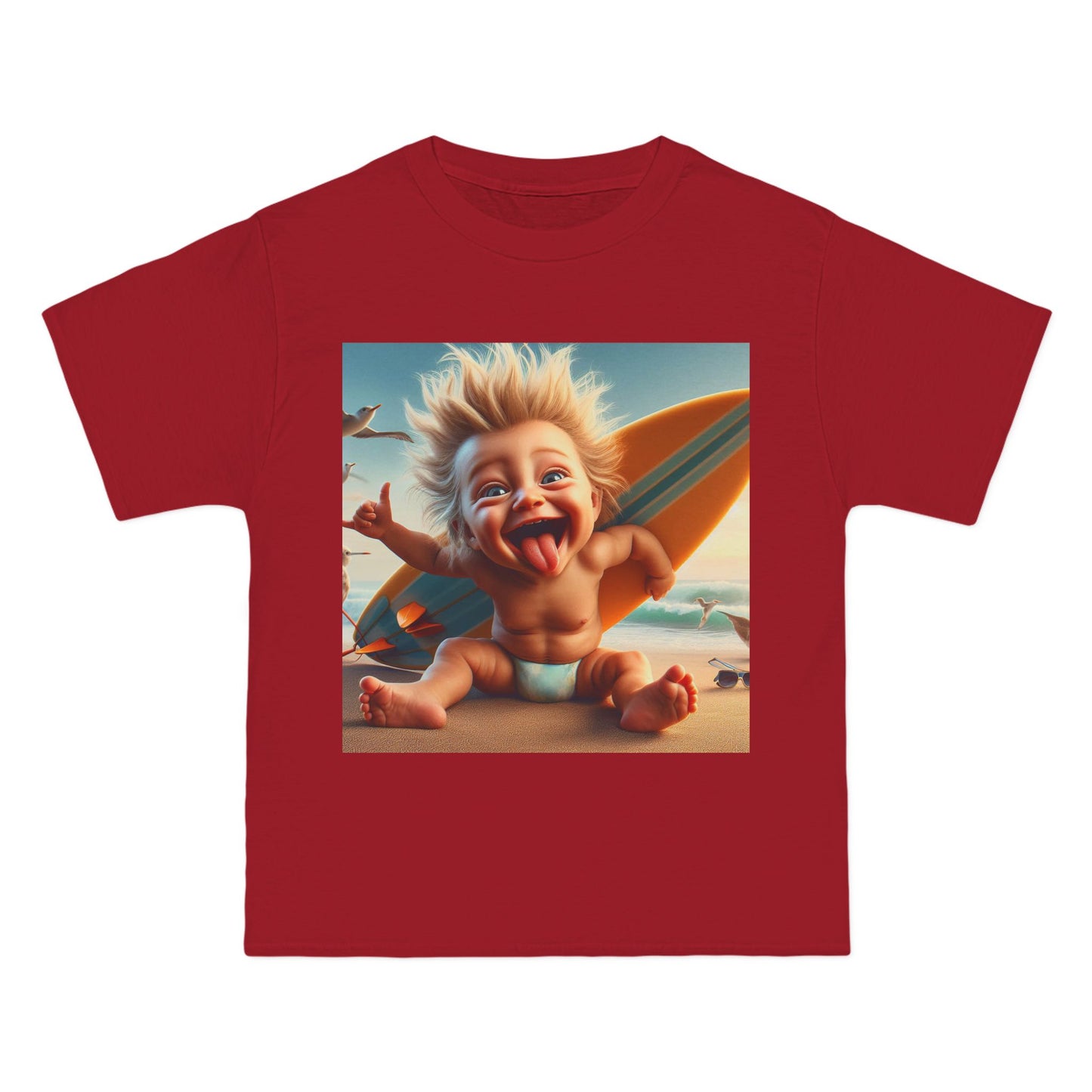 Crazy Surfer Baby T-Shirt — Cute Surf Graphic Tee for Kids
