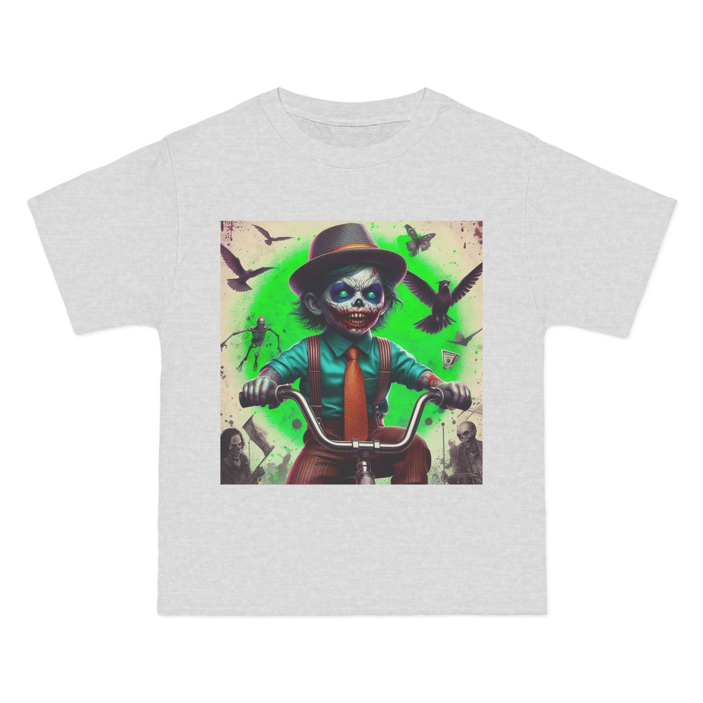 Zombie Bike T-Shirt — Spooky Biker Graphic Tee