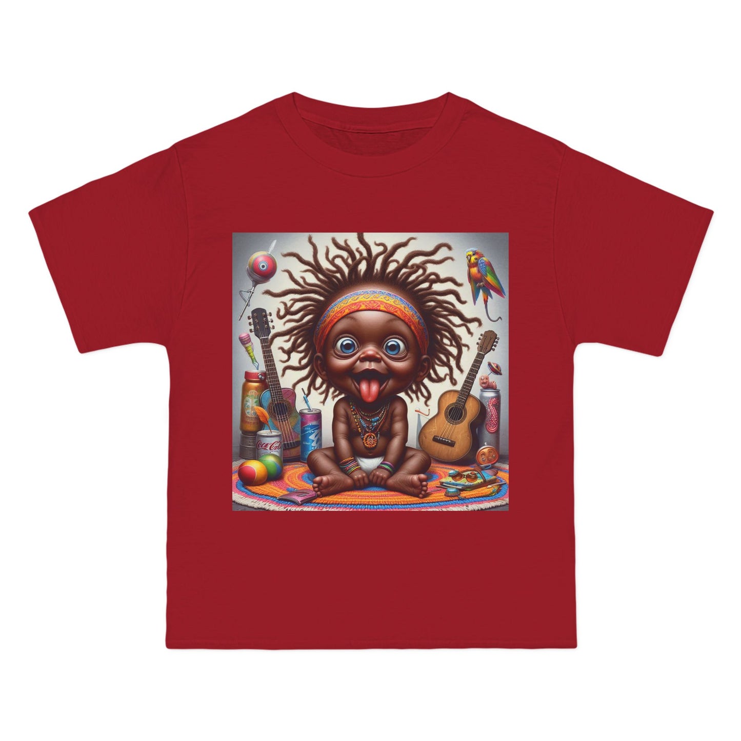 Crazy Guitar Baby T-Shirt — Funny Retro Music Tee