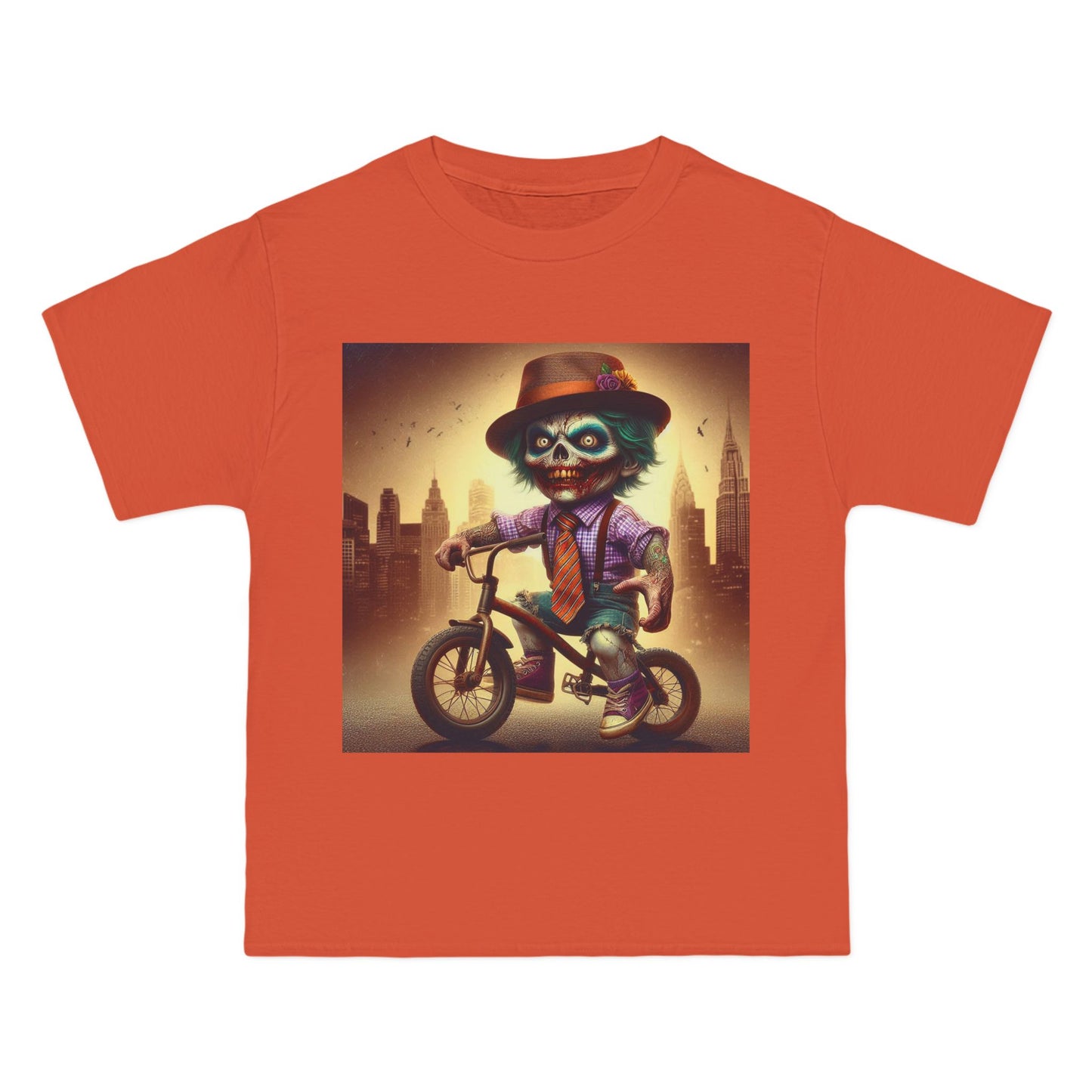 Zombie Bike T-Shirt — Spooky Biker Graphic Tee