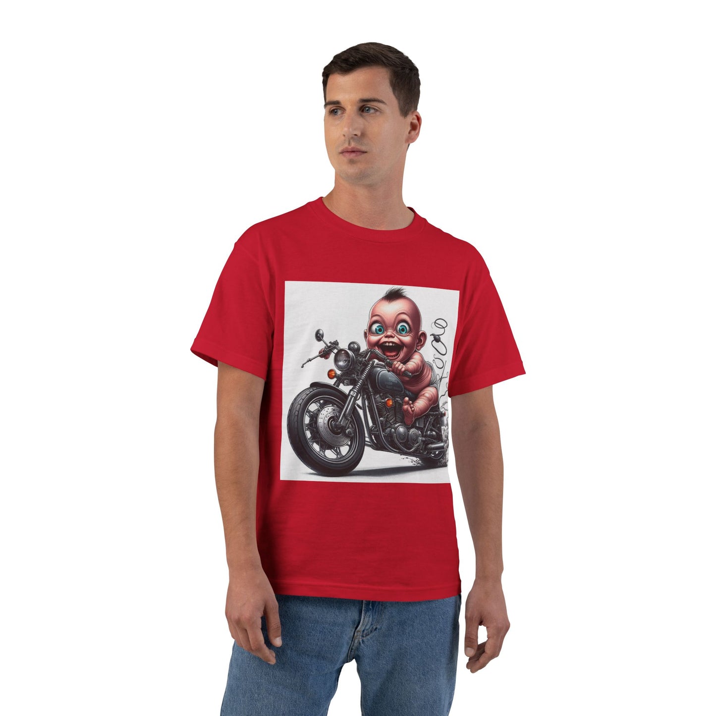 Funny Biker Baby T-Shirt — Cute Motorcycle Infant Tee