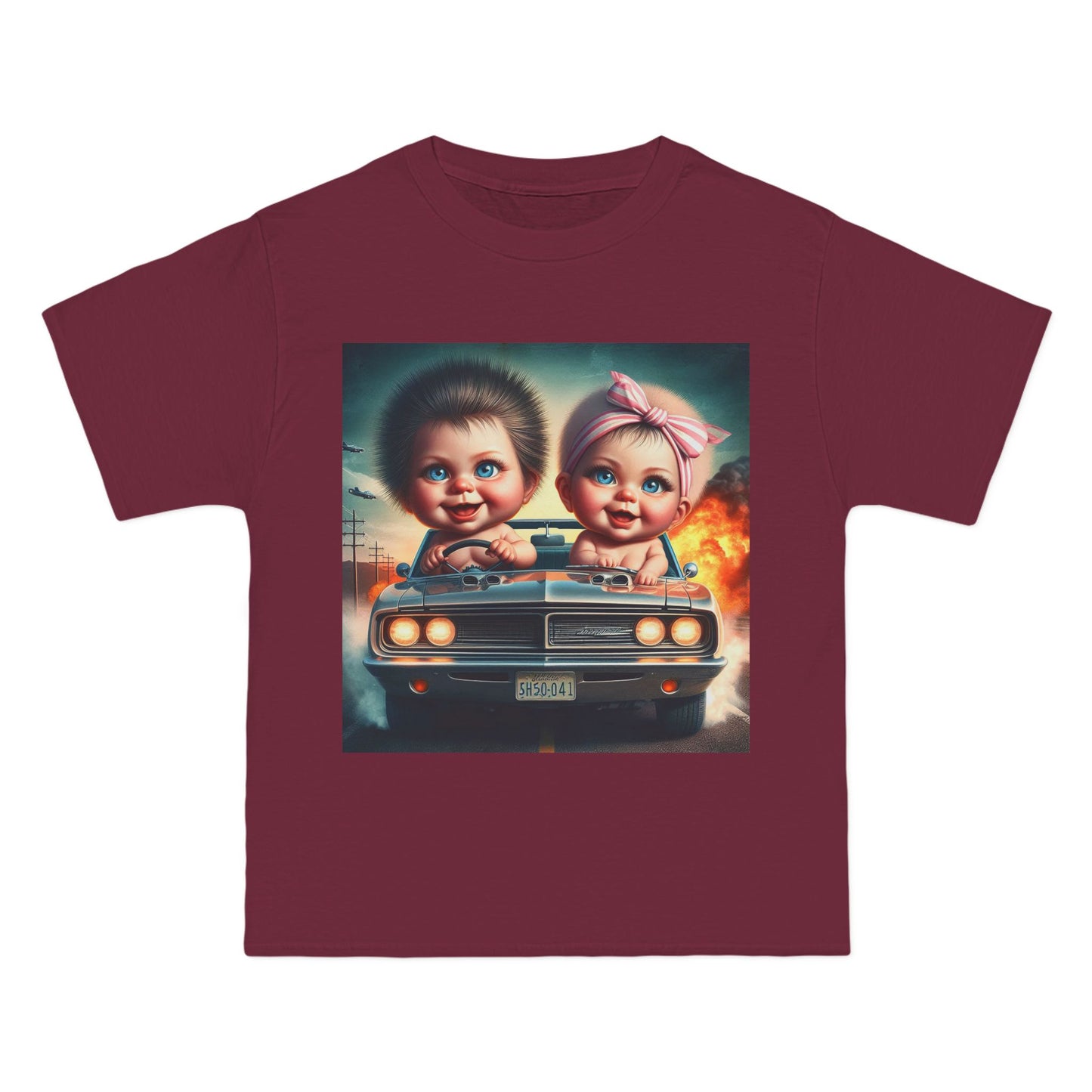 Funny Babies Driving Car T-Shirt — Cute Infant Road Trip Graphic Tee