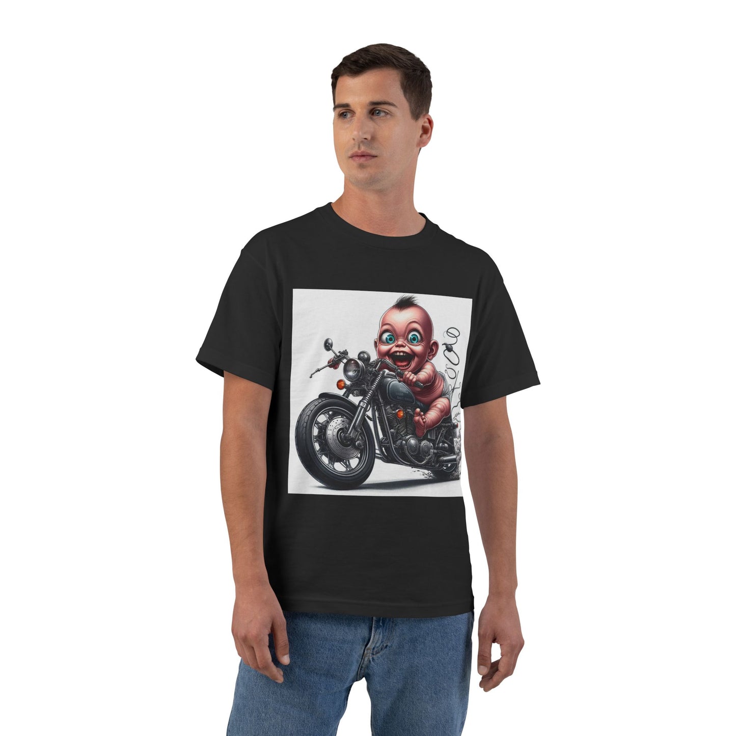 Funny Biker Baby T-Shirt — Cute Motorcycle Infant Tee