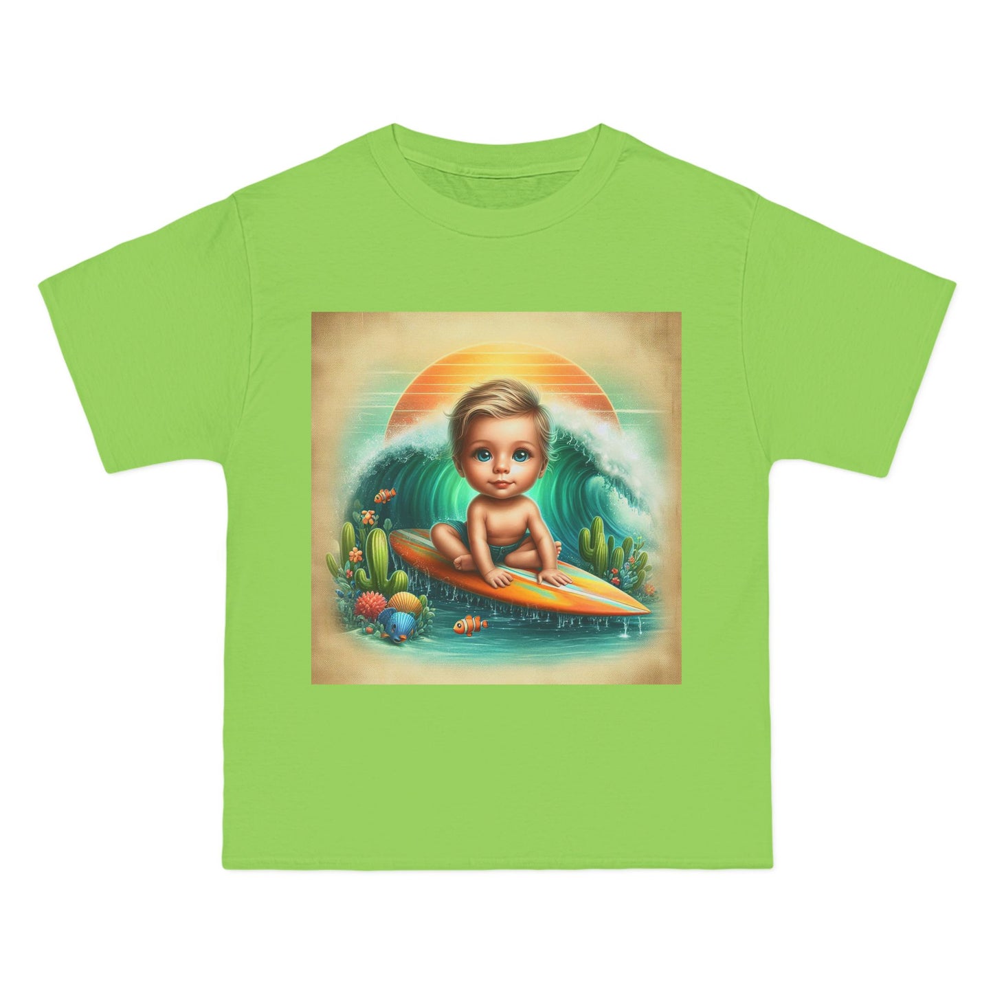 Funny Surfer Baby T-Shirt — Cute Beach Baby Graphic Tee