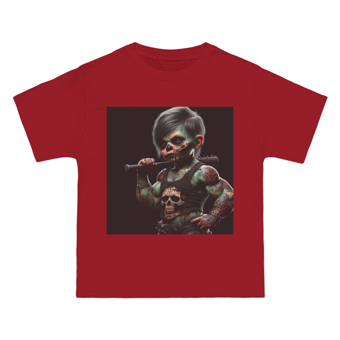 Zombie Muscle Baby T-Shirt — Cute Scary Infant Zombie Design