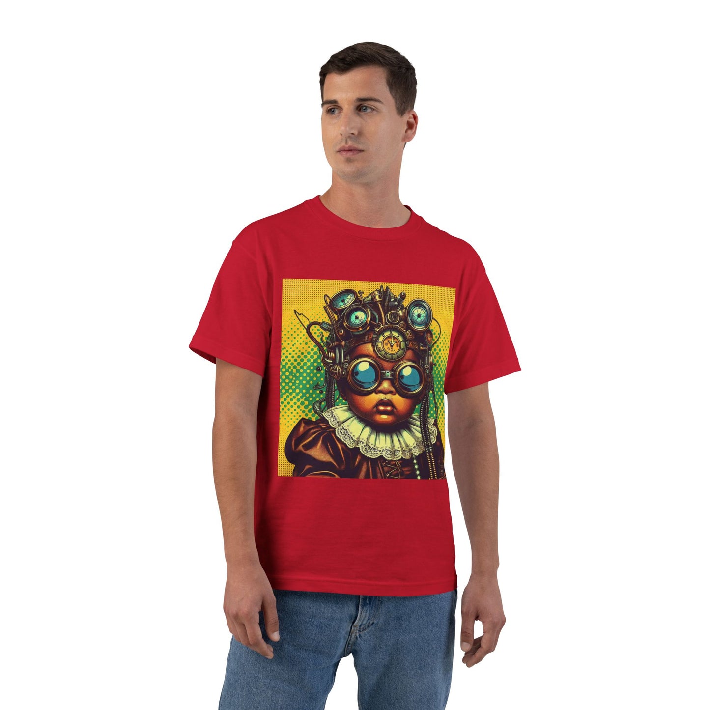 Funny Steampunk Baby T-Shirt — Cute Retro Gearhead Tee
