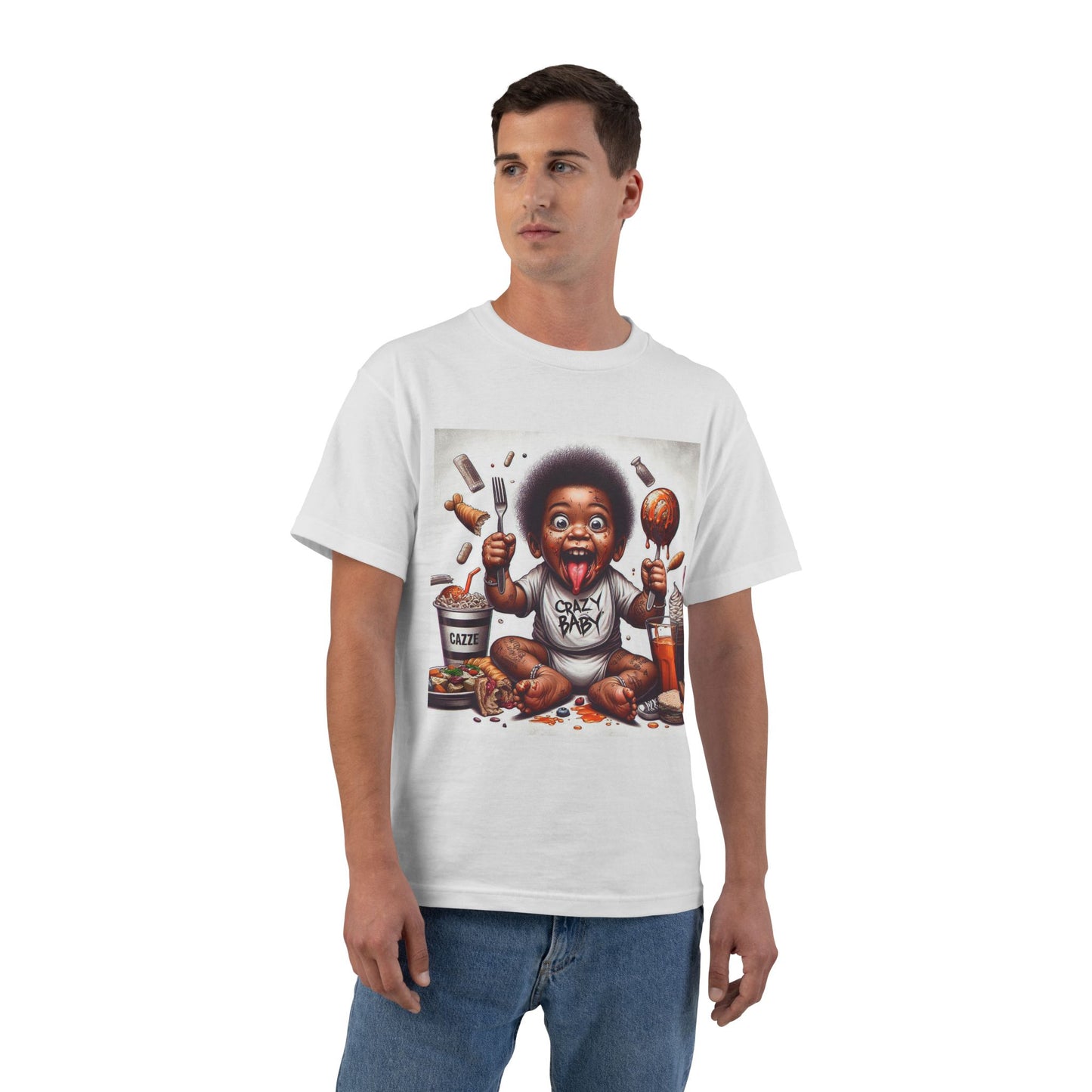 Funny Messy Baby T-Shirt — Cute Infant Spit-Up & Food-Smear Design