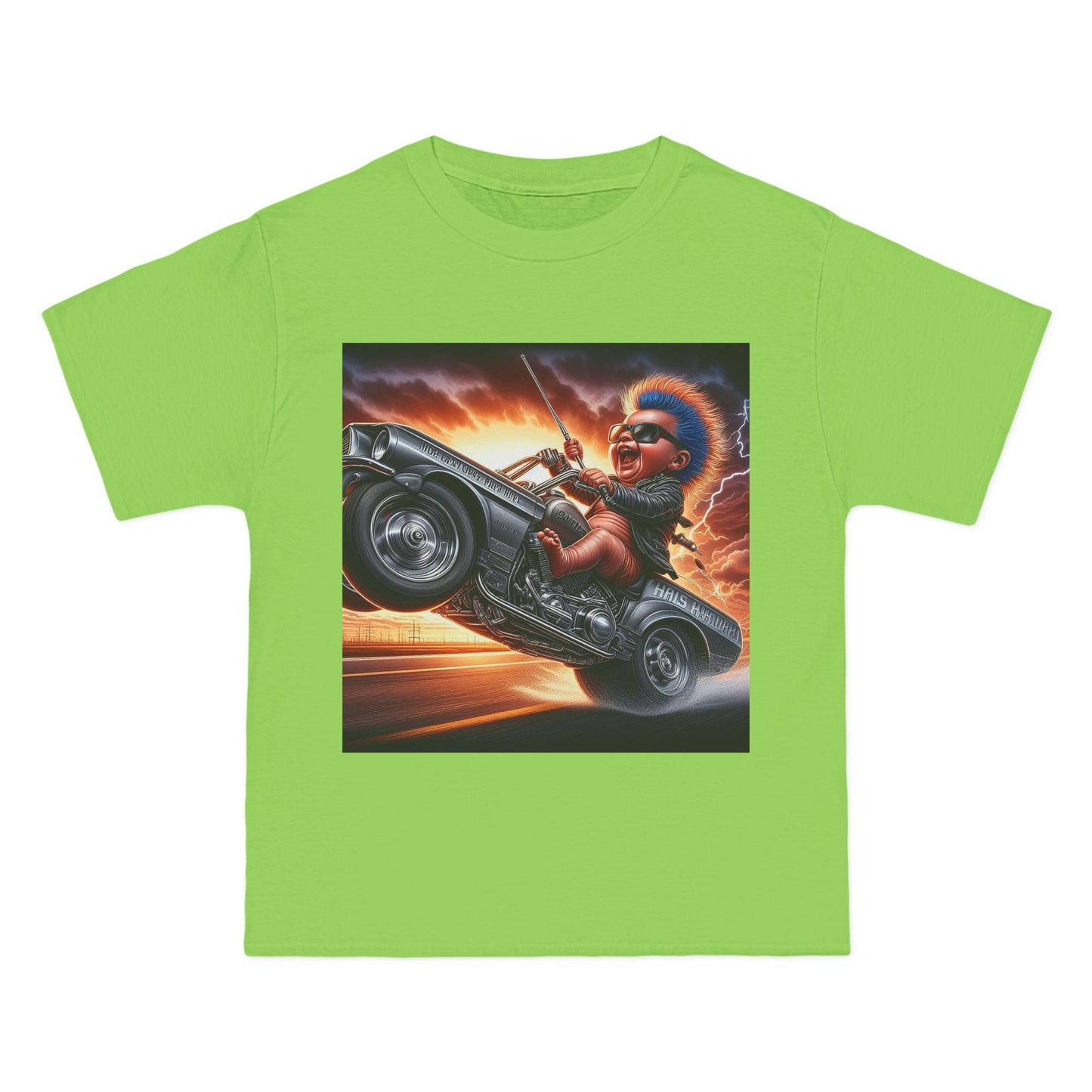 Crazy Baby Driving a Car T-Shirt — Funny Infant Driver Graphic Tee