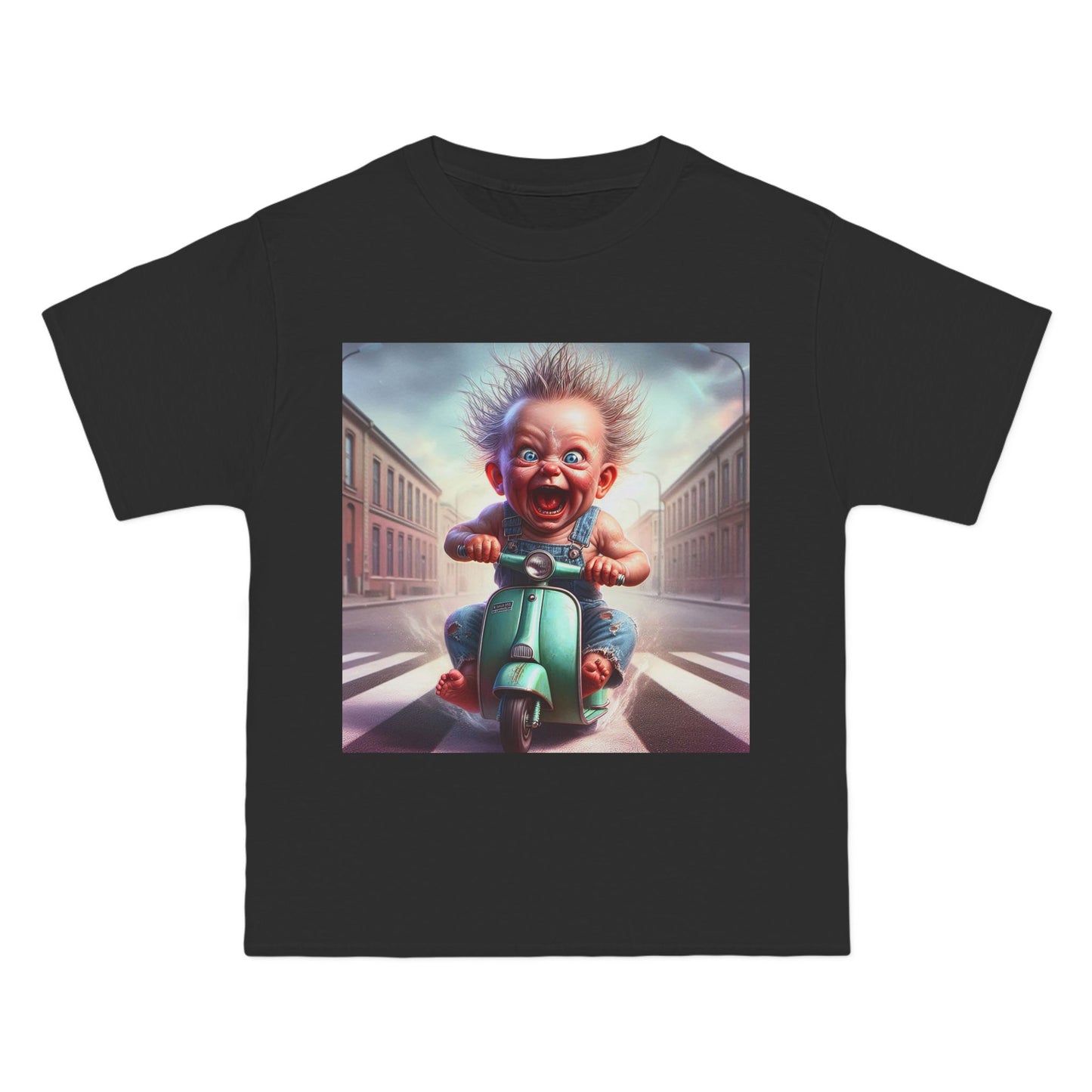 Crazy Baby on a Scooter T-Shirt