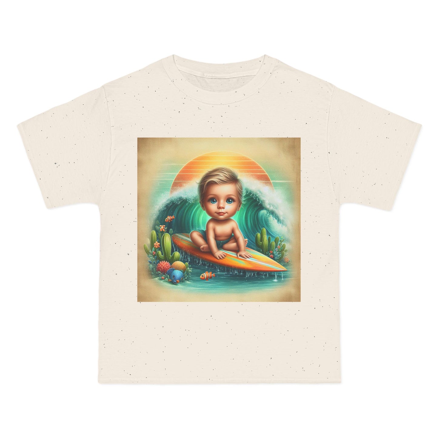 Funny Surfer Baby T-Shirt — Cute Beach Baby Graphic Tee
