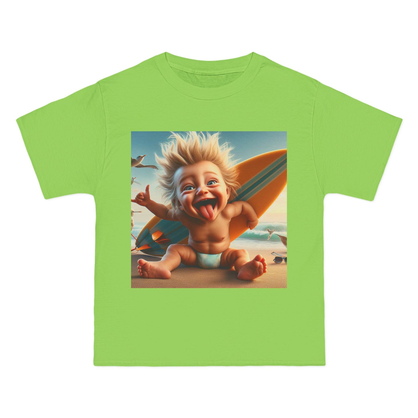 Crazy Surfer Baby T-Shirt — Cute Surf Graphic Tee for Kids