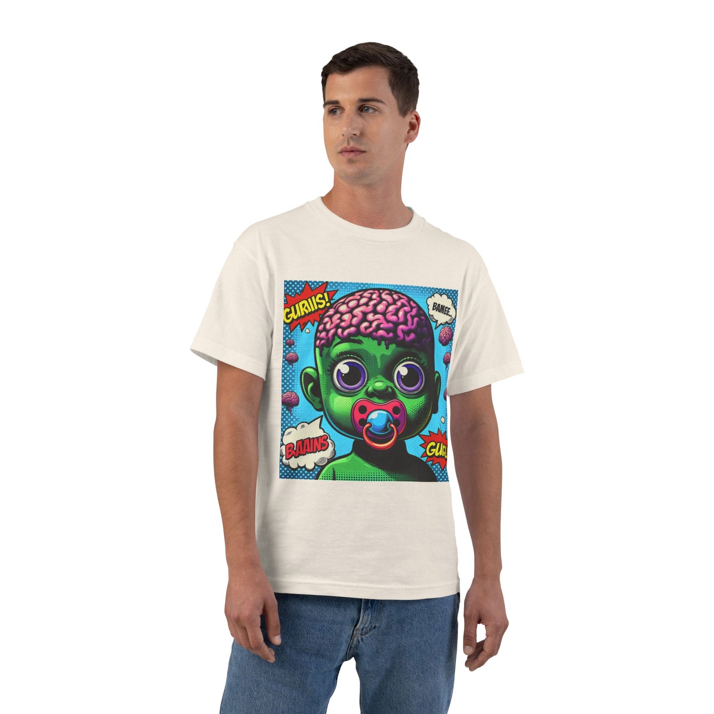 Zombie Baby Brain Pacifier T-Shirt