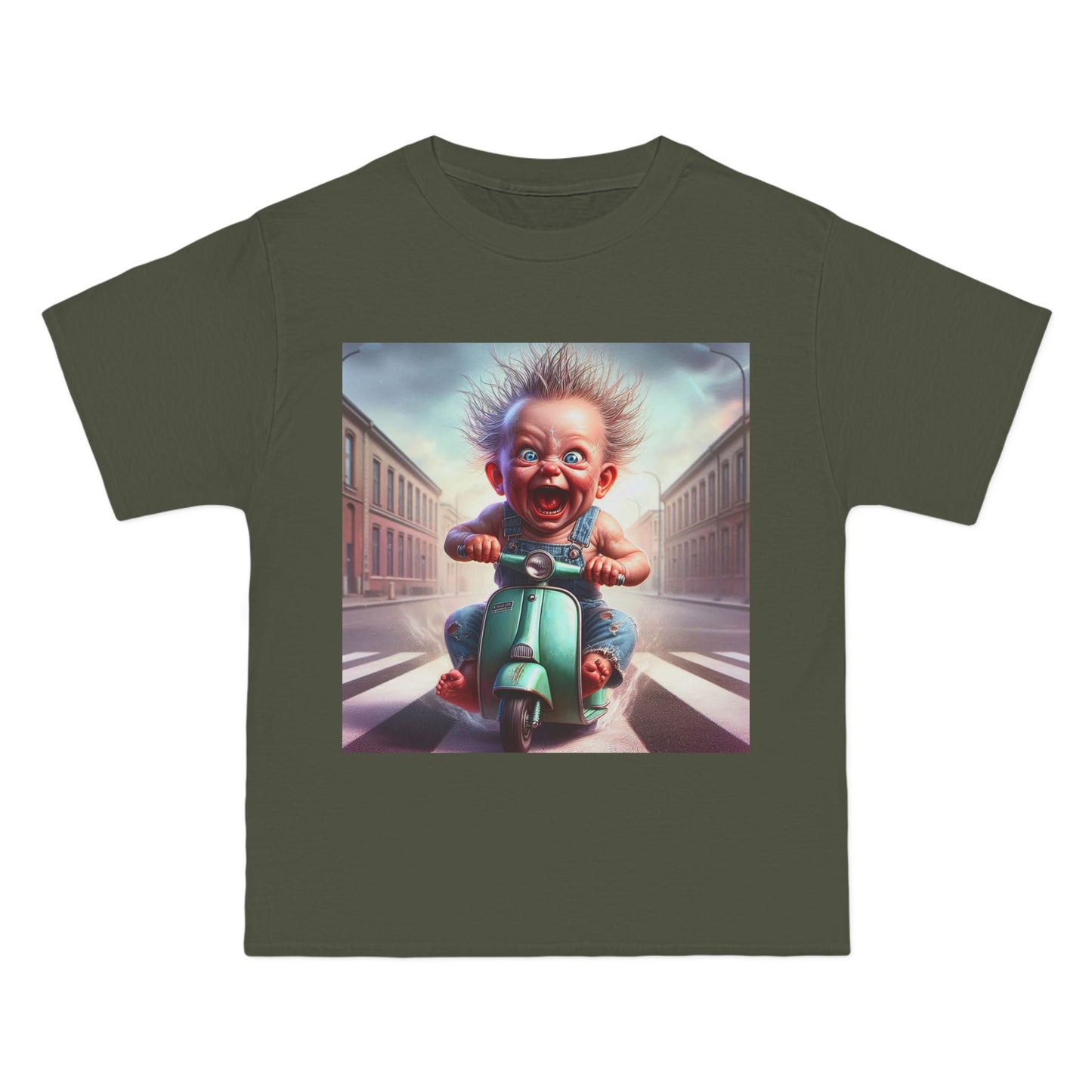Crazy Baby on a Scooter T-Shirt