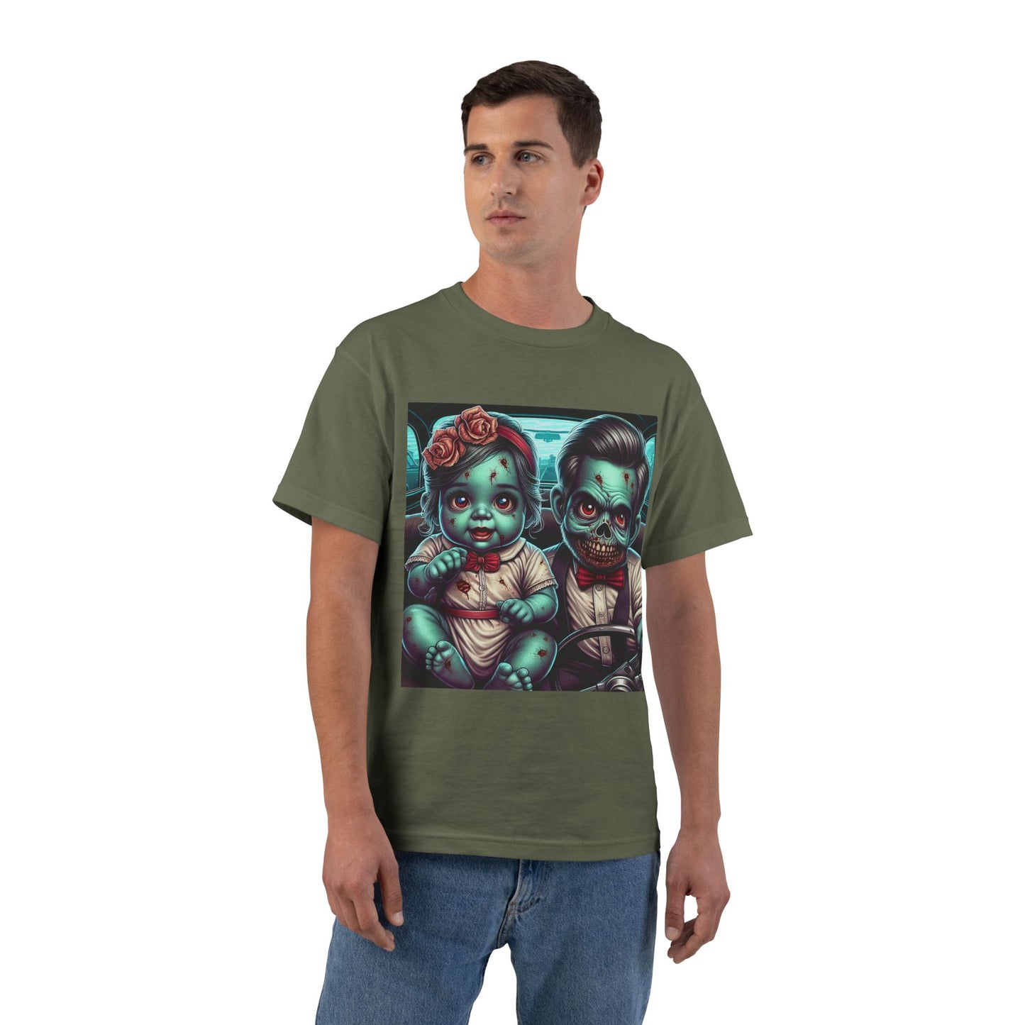 Zombie Babies Driving T-Shirt — Cute Creepy Graphic Tee