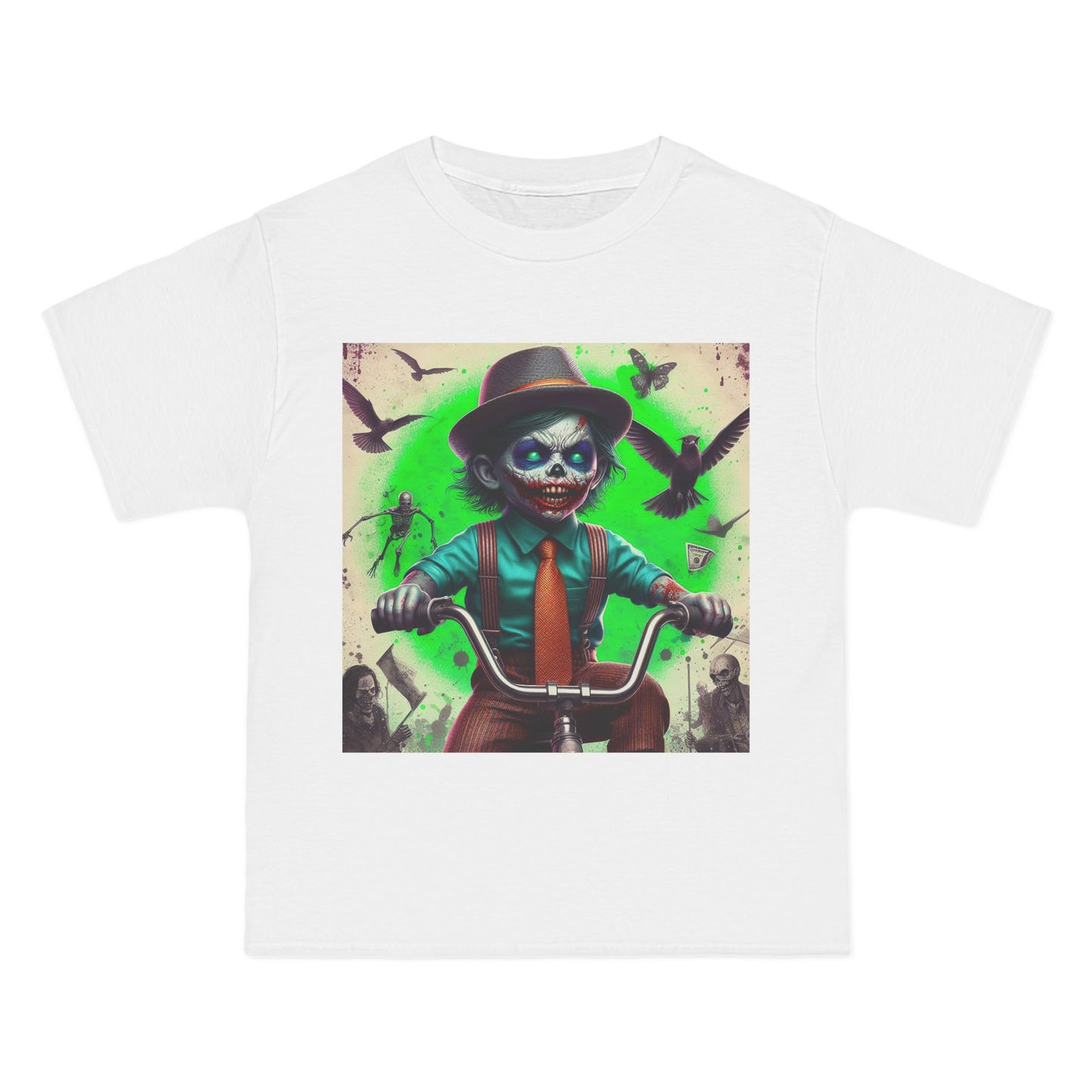 Zombie Bike T-Shirt — Spooky Biker Graphic Tee