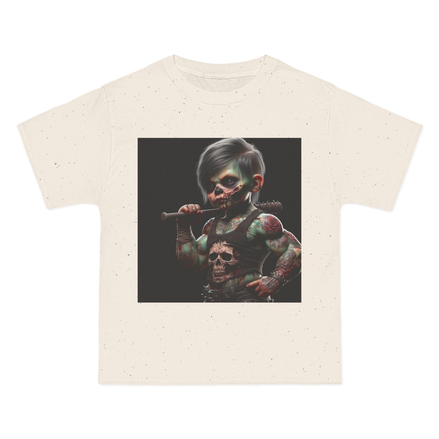 Zombie Muscle Baby T-Shirt — Cute Scary Infant Zombie Design