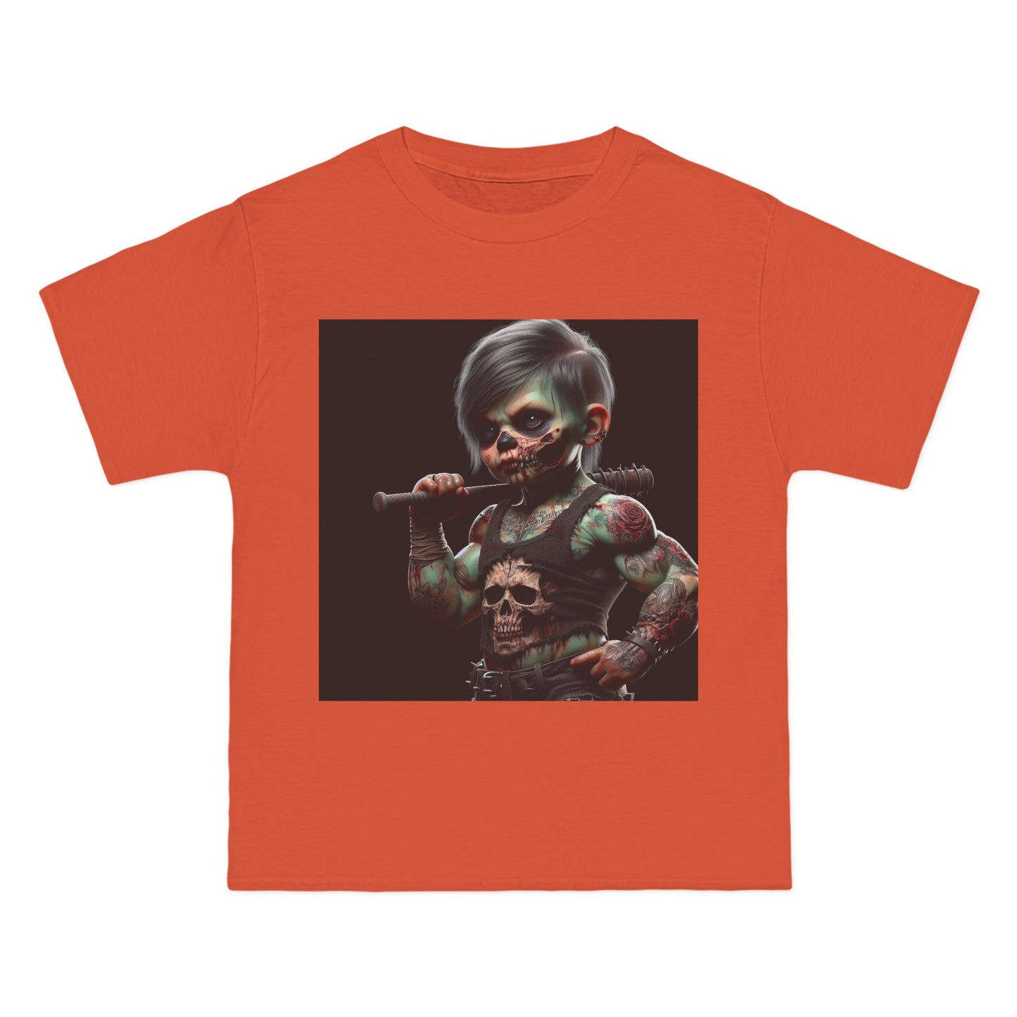Zombie Muscle Baby T-Shirt — Cute Scary Infant Zombie Design