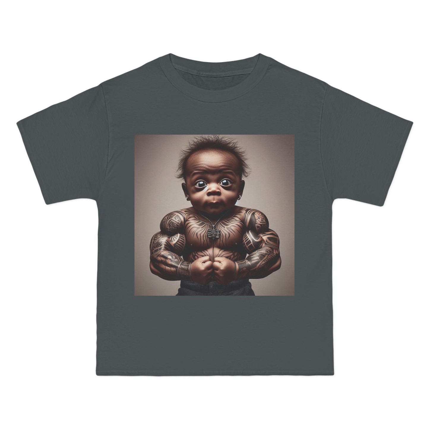 Funny Muscle Baby T-Shirt — Cute Strong Baby Graphic Tee
