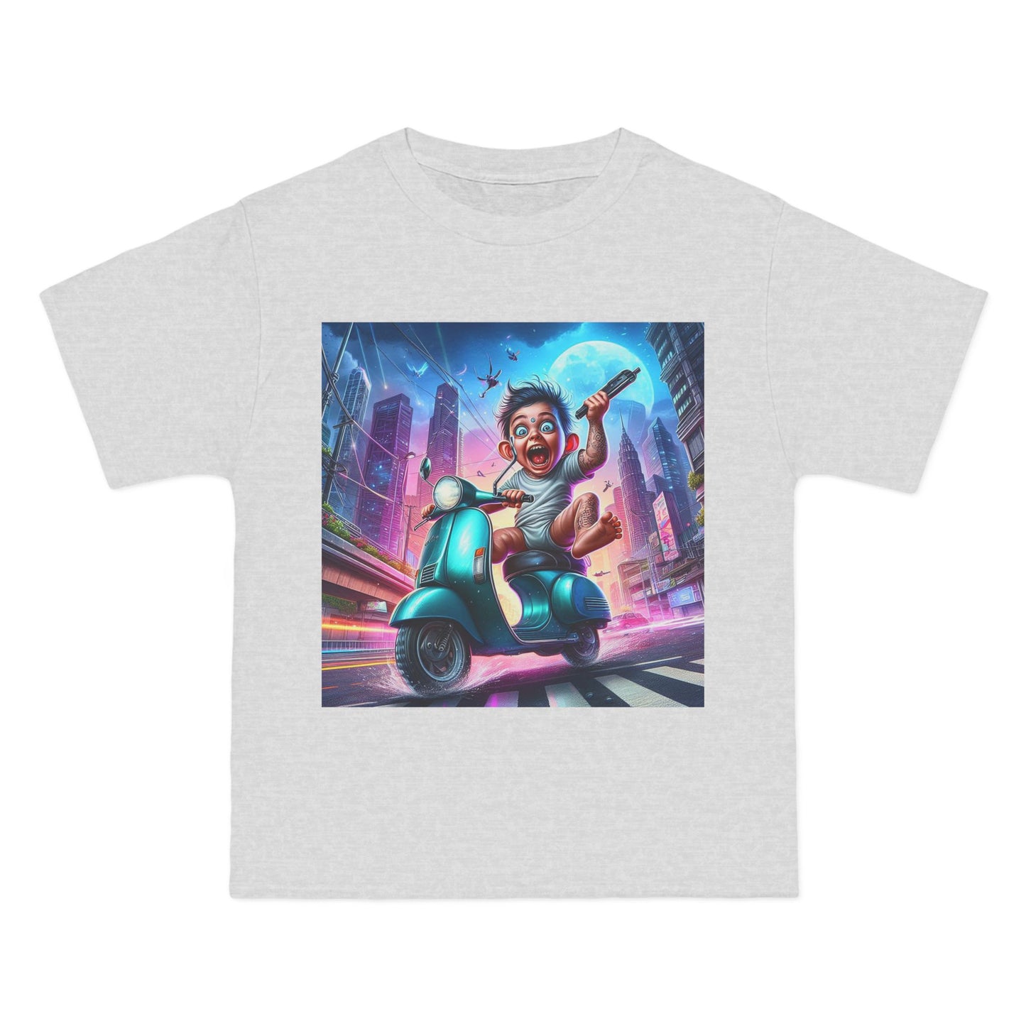 Crazy Baby on a Scooter T-Shirt