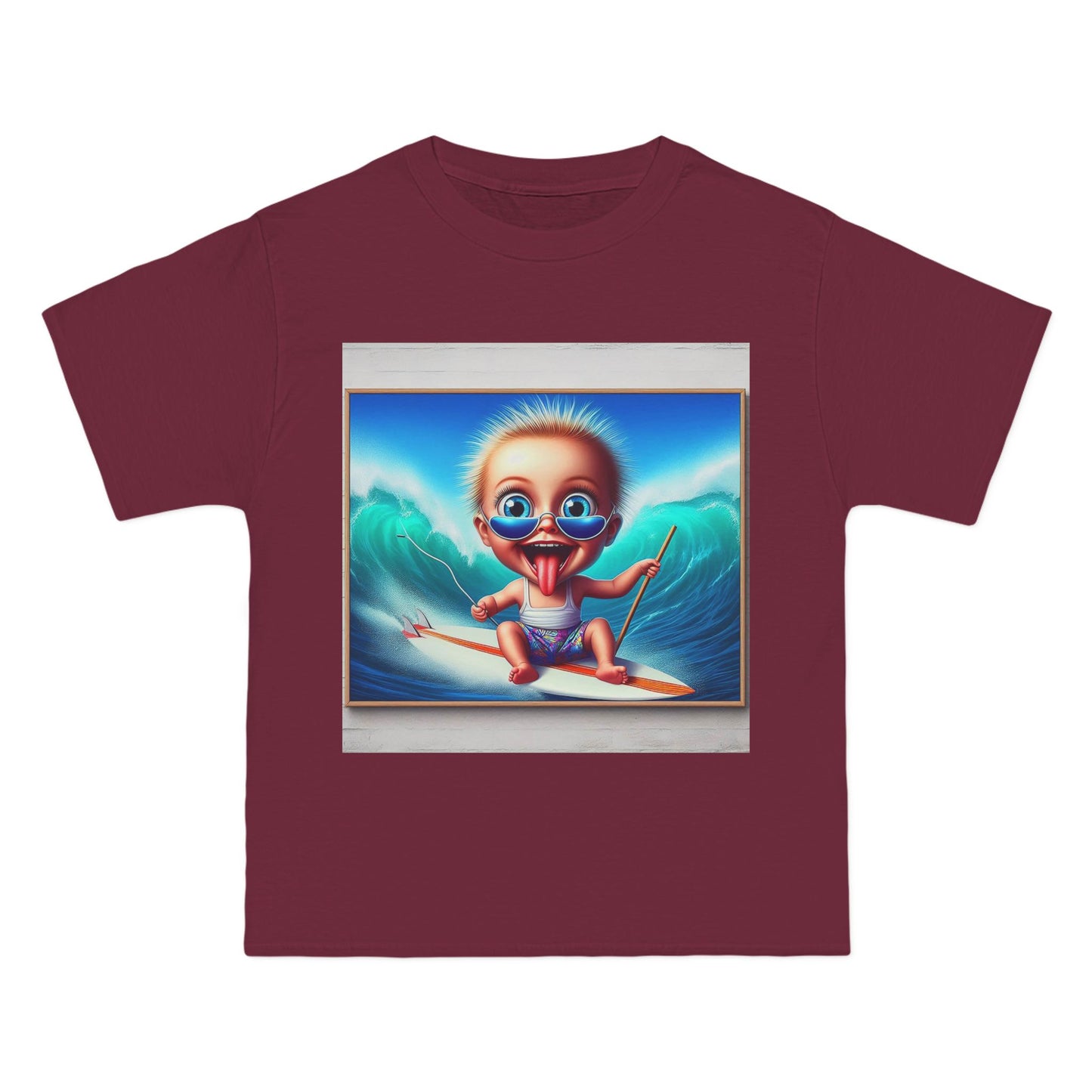 Crazy Surfer Baby T-Shirt — Retro Surf Graphic Tee for Kids