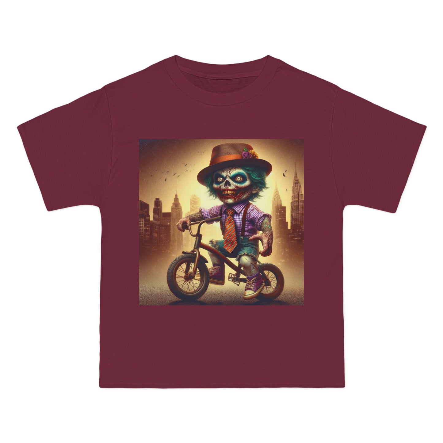 Zombie Bike T-Shirt — Spooky Biker Graphic Tee