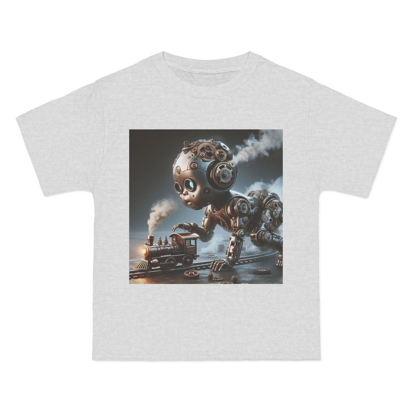 Steampunk Robot Baby T-Shirt — Funny Retro Mechanical Infant Tee