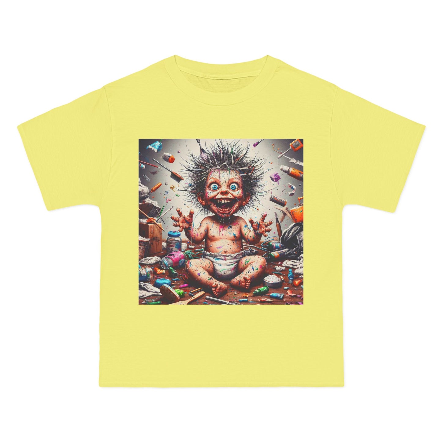 Crazy Baby Graphic T-Shirt — Playful Retro Baby Design