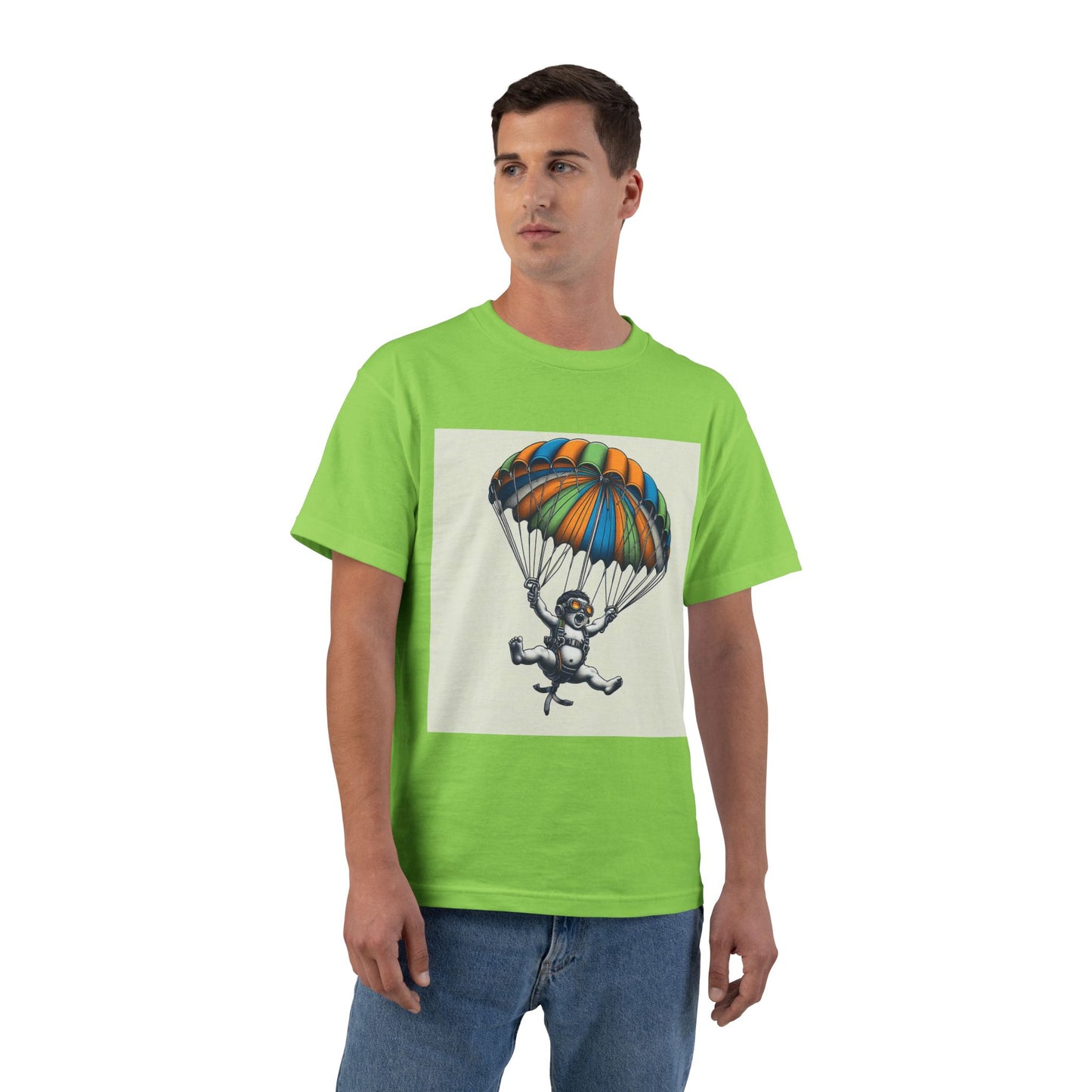 Parachute Baby T-Shirt — Cute Infant Paratrooper Design
