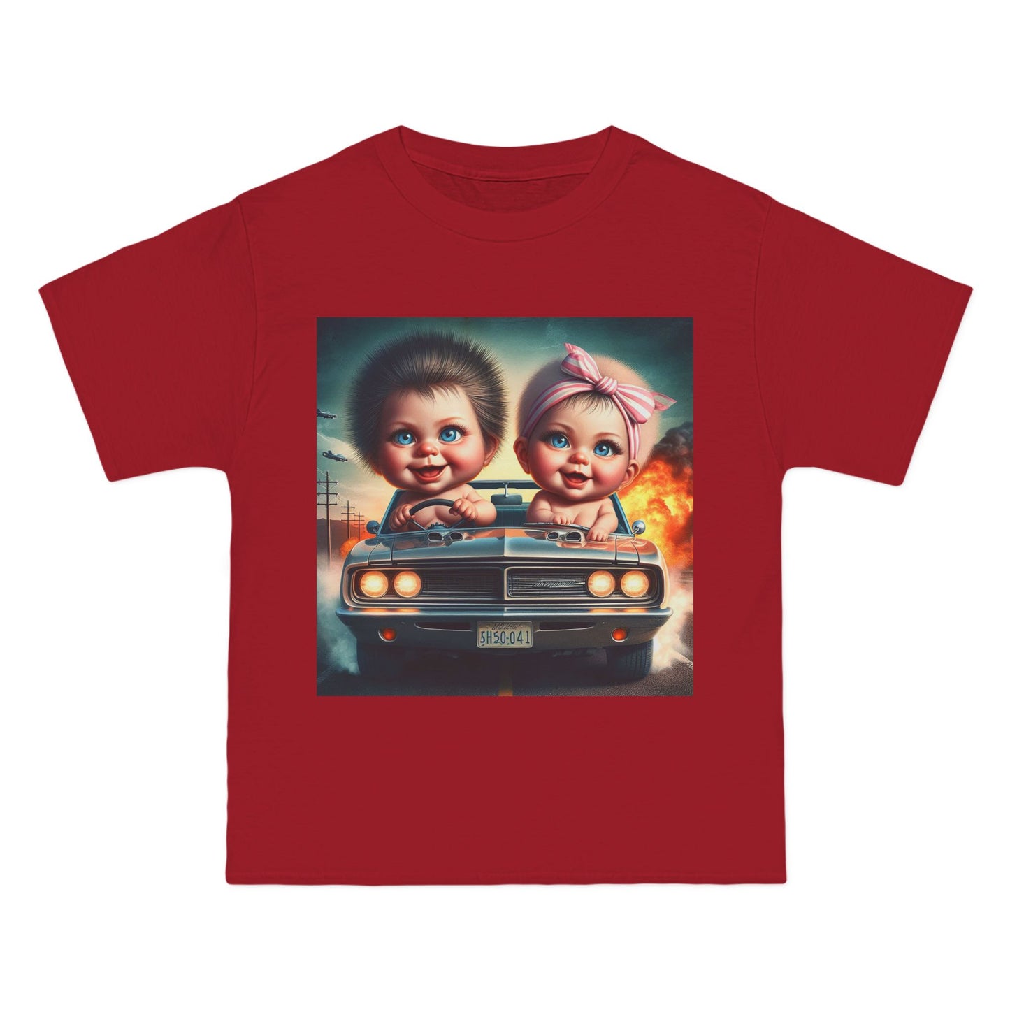 Funny Babies Driving Car T-Shirt — Cute Infant Road Trip Graphic Tee