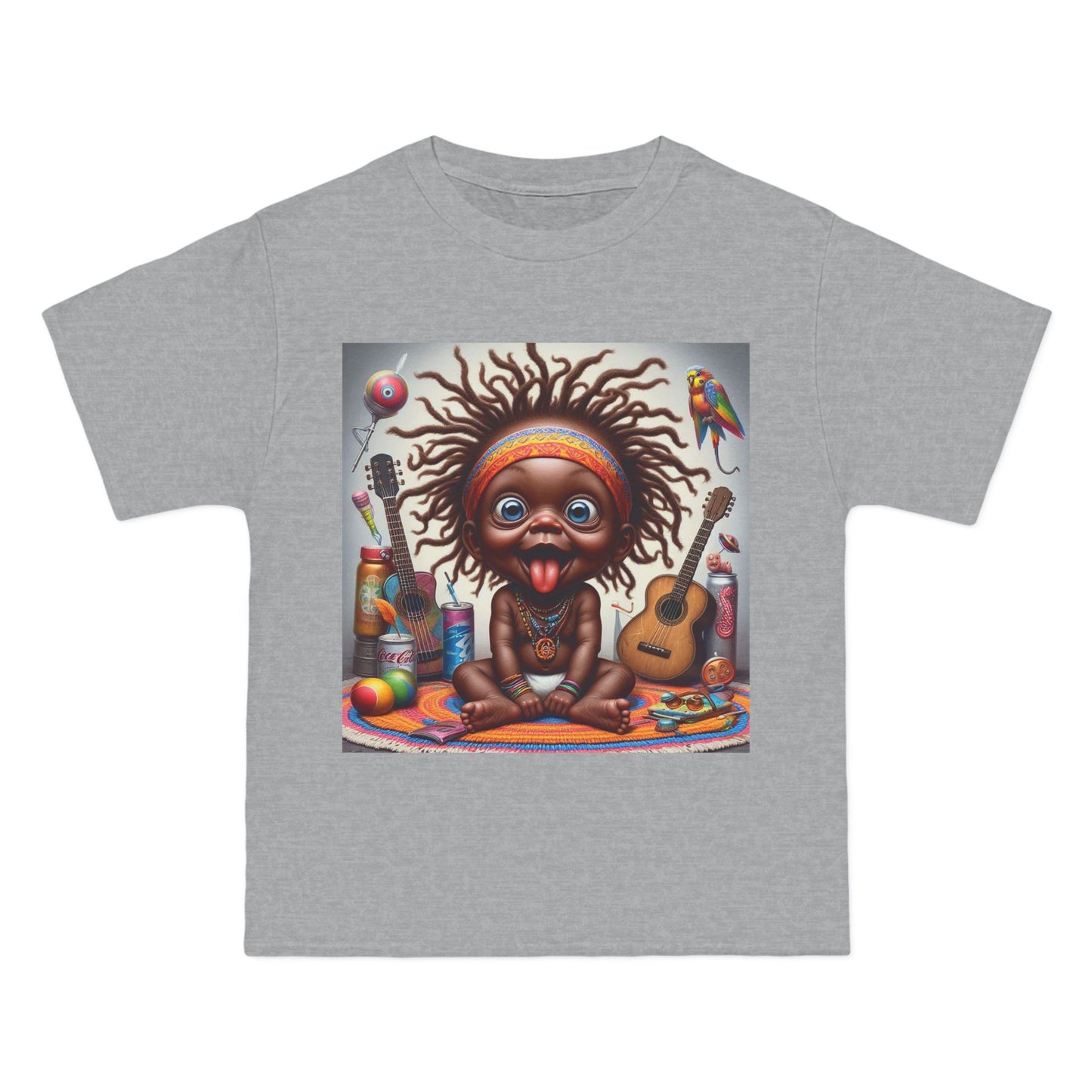 Crazy Guitar Baby T-Shirt — Funny Retro Music Tee