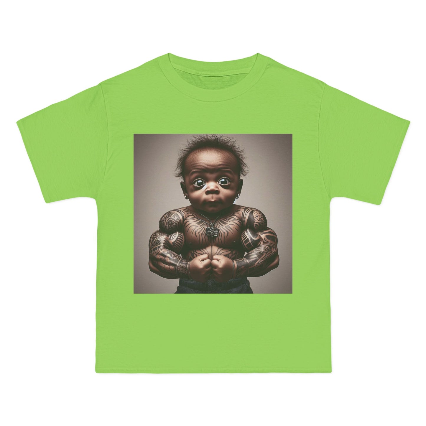 Funny Muscle Baby T-Shirt — Cute Strong Baby Graphic Tee