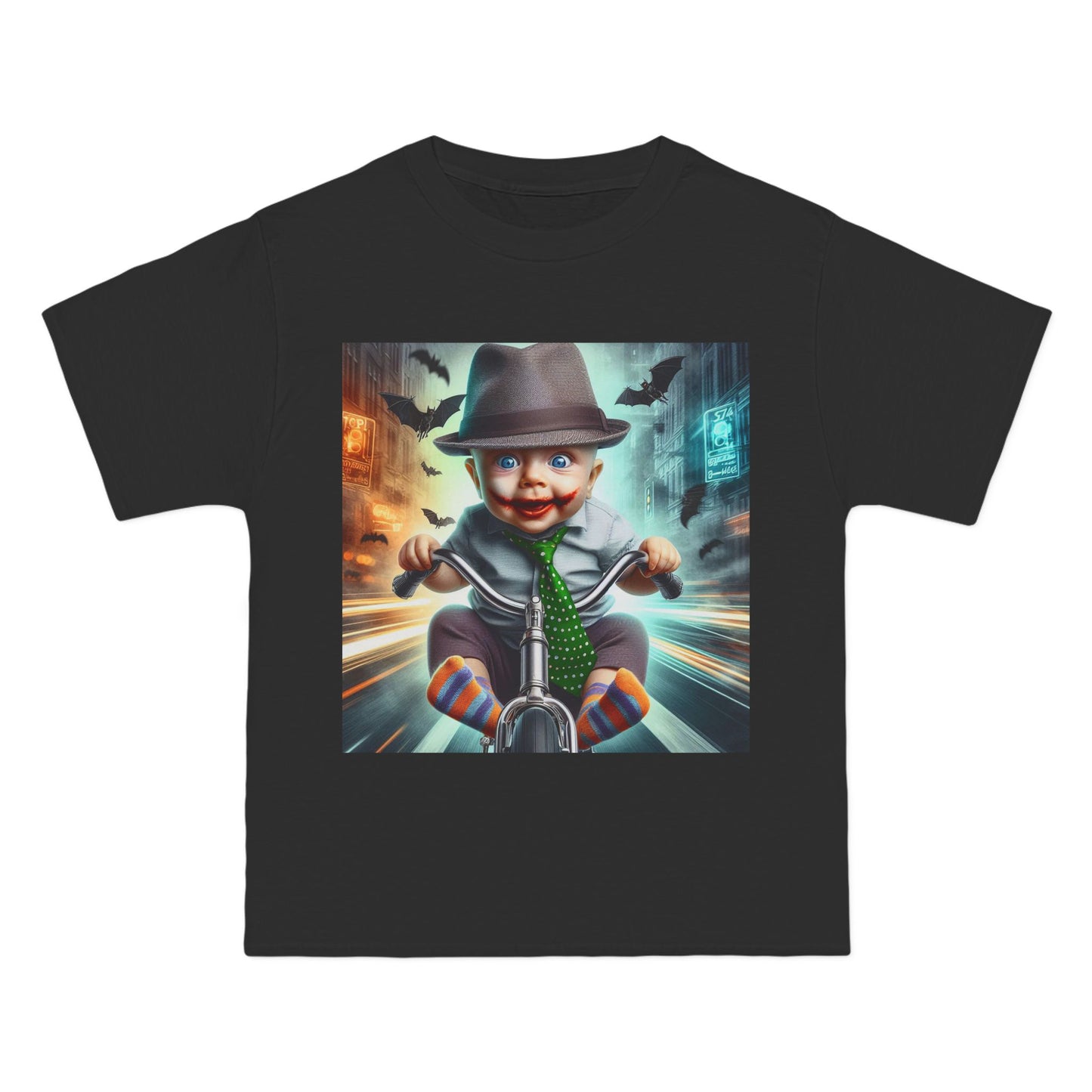 Crazy Baby Riding a Bicycle T-Shirt