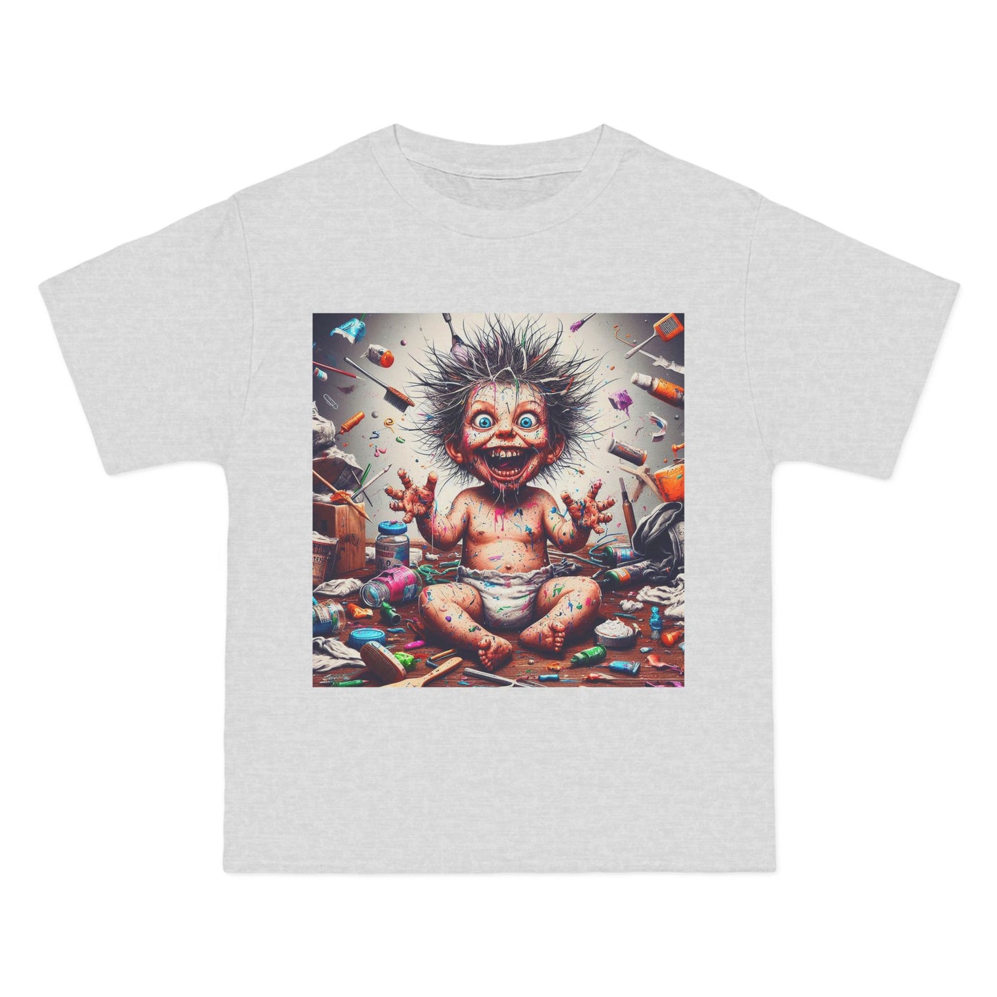 Crazy Baby Graphic T-Shirt — Playful Retro Baby Design