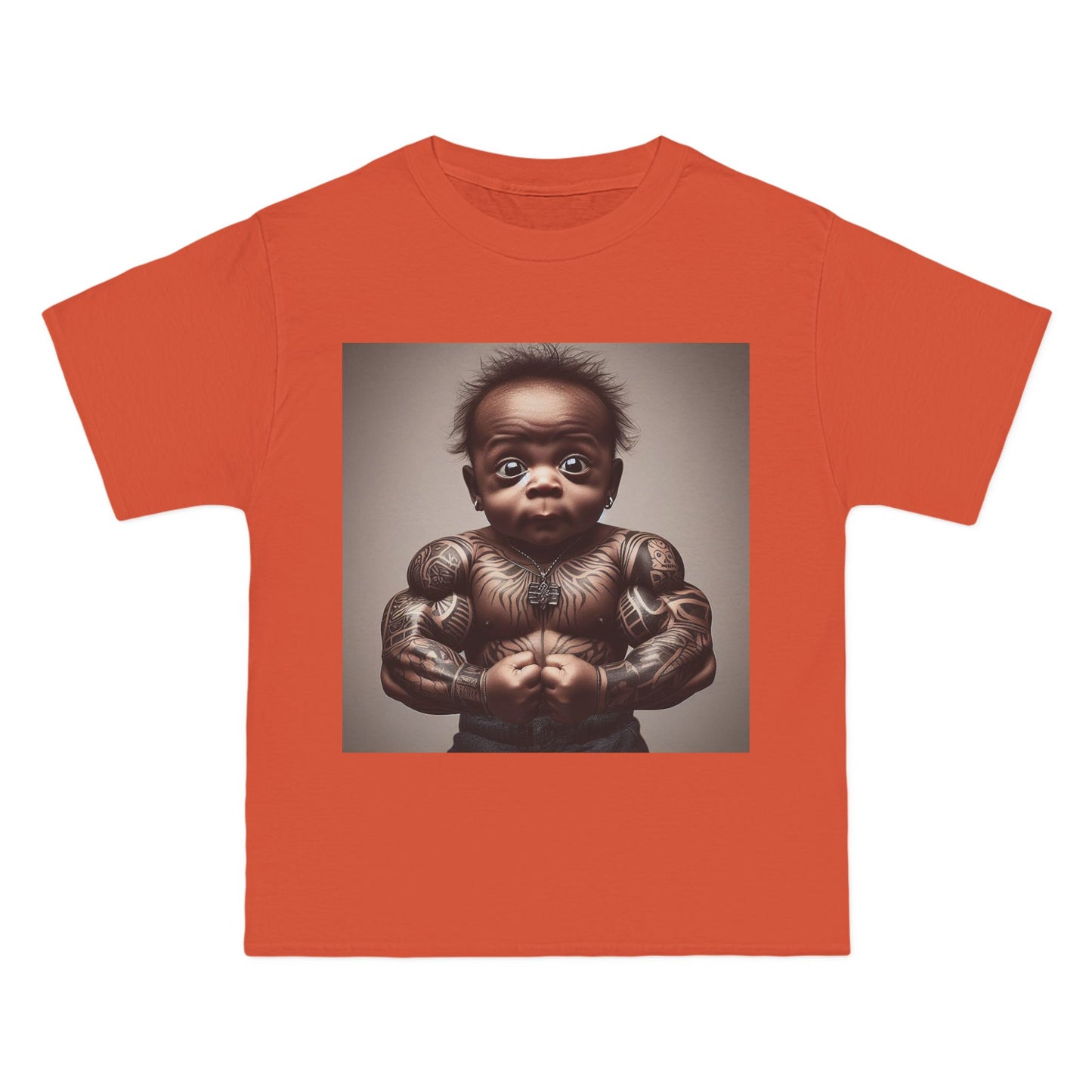 Funny Muscle Baby T-Shirt — Cute Strong Baby Graphic Tee
